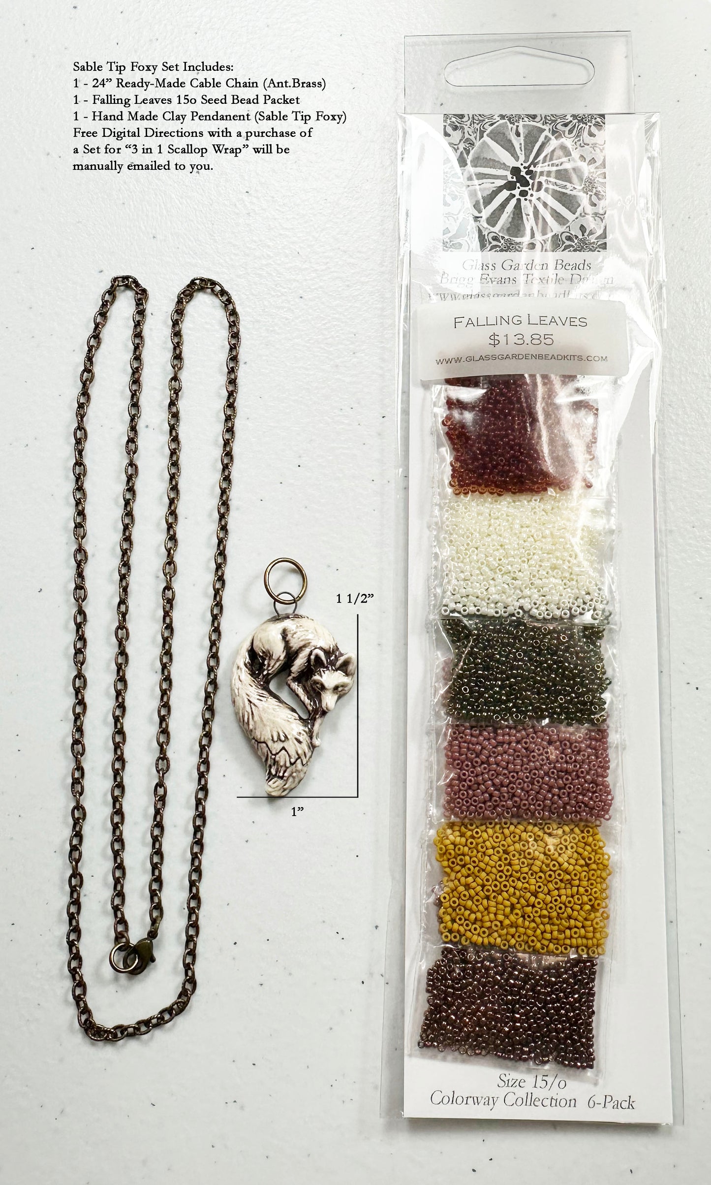 Novelty Scallop Wrap Necklace Kits
