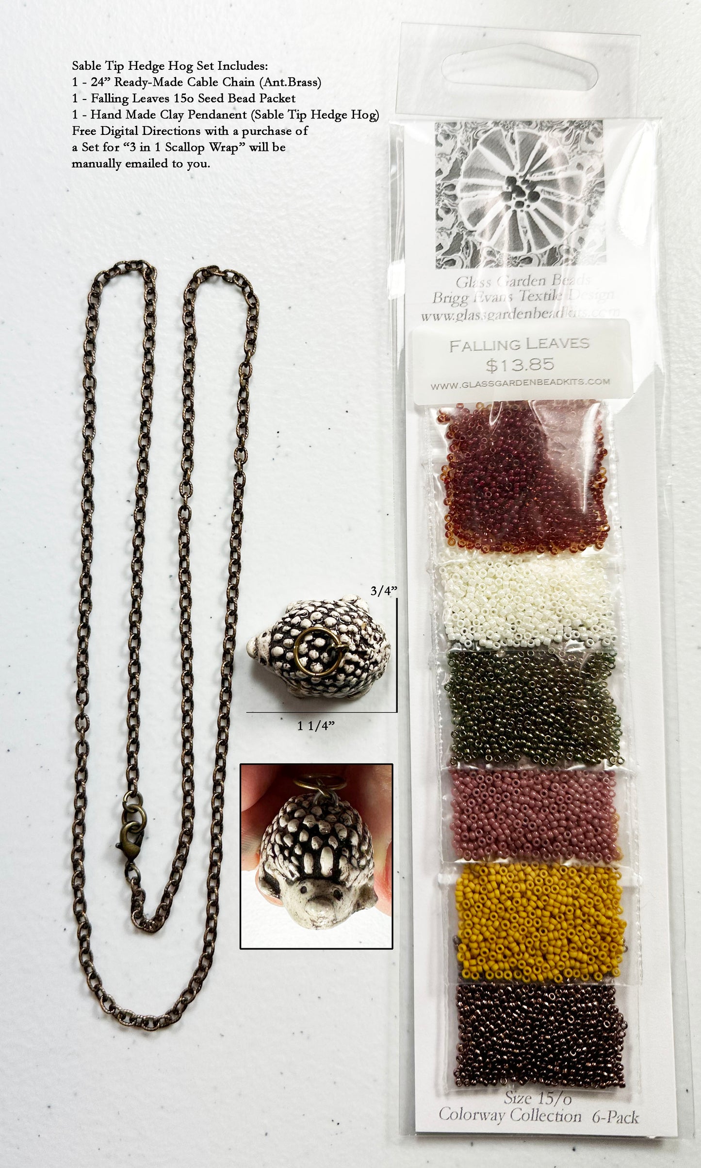 Novelty Scallop Wrap Necklace Kits