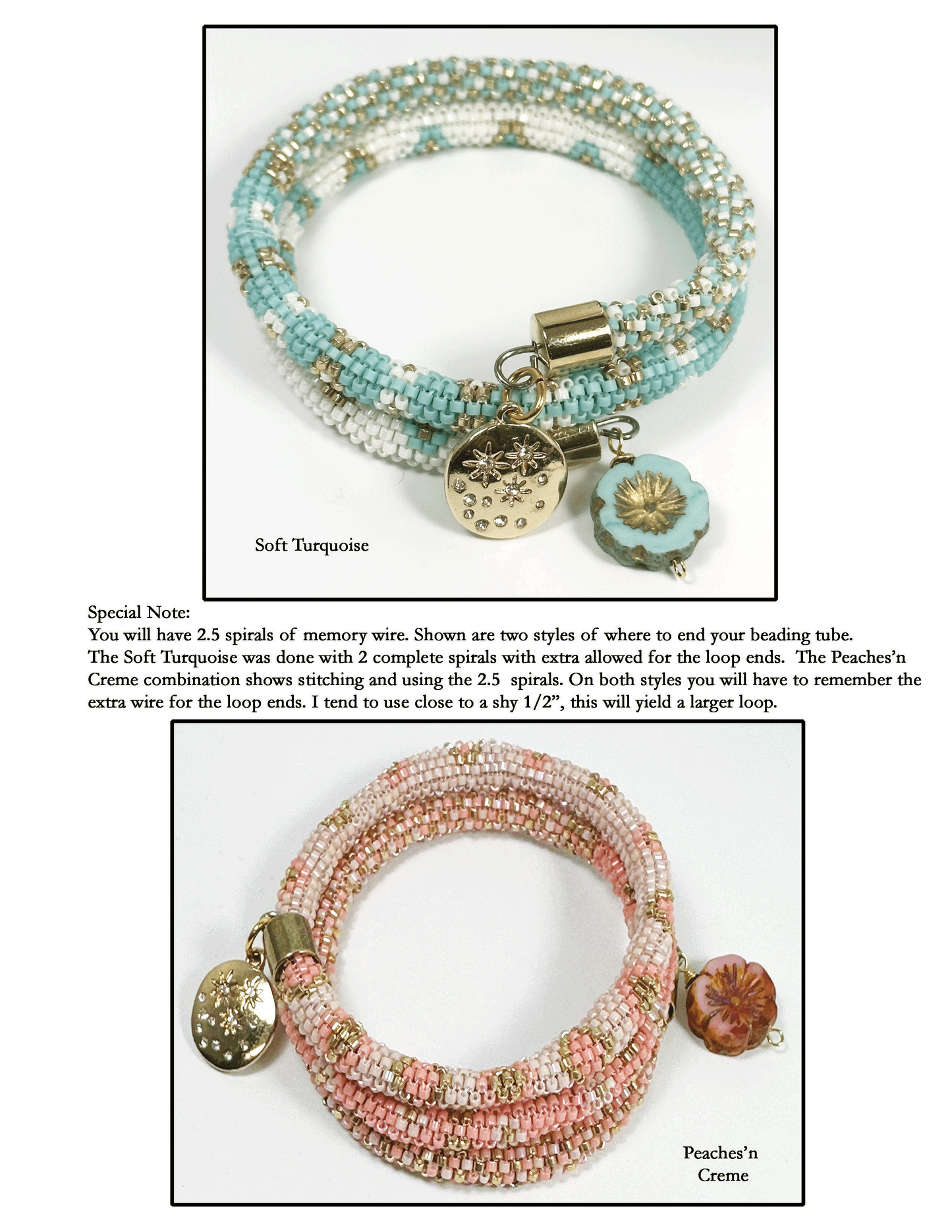 Peyote Tubular Wrap Bracelet