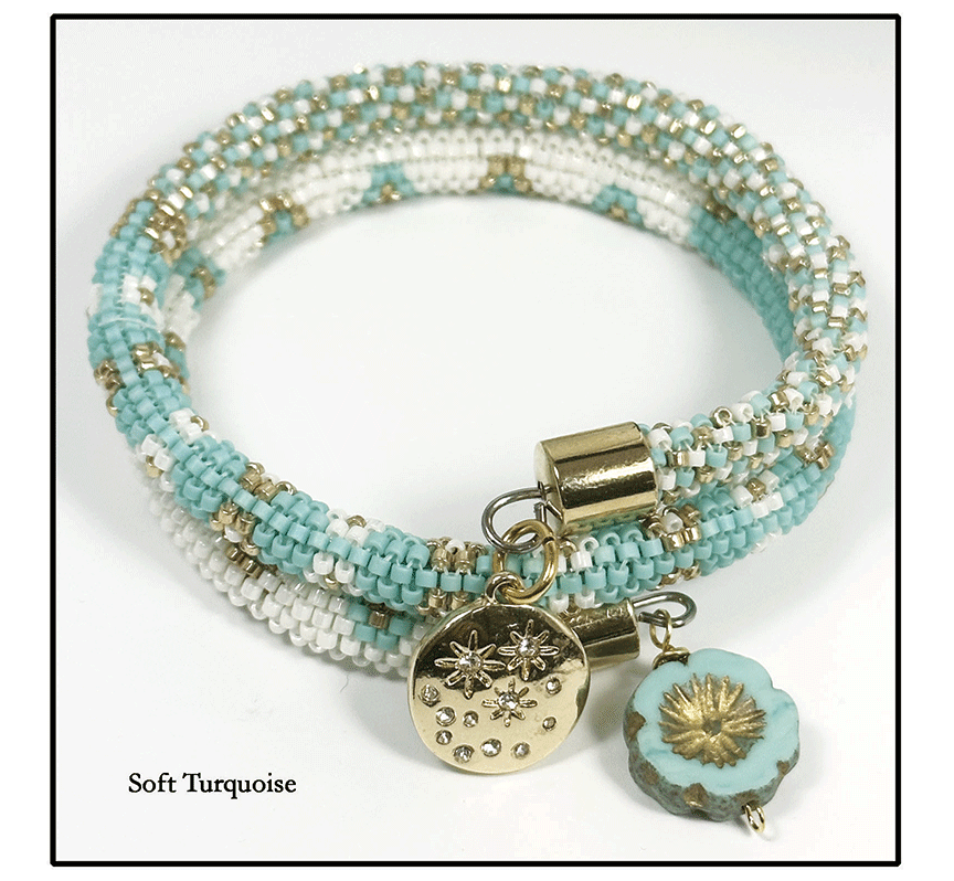 Peyote Tubular Wrap Bracelet