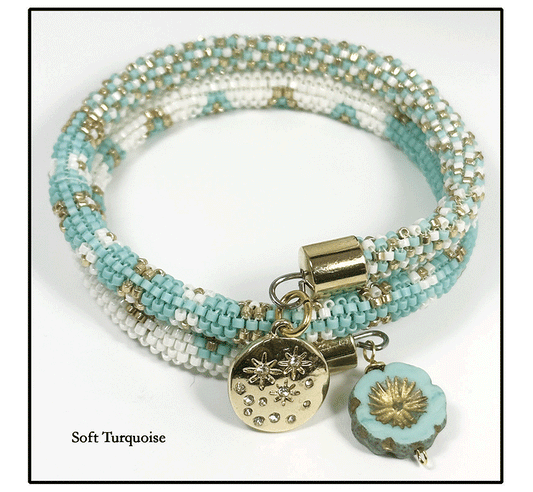 Peyote Tubular Wrap Bracelet