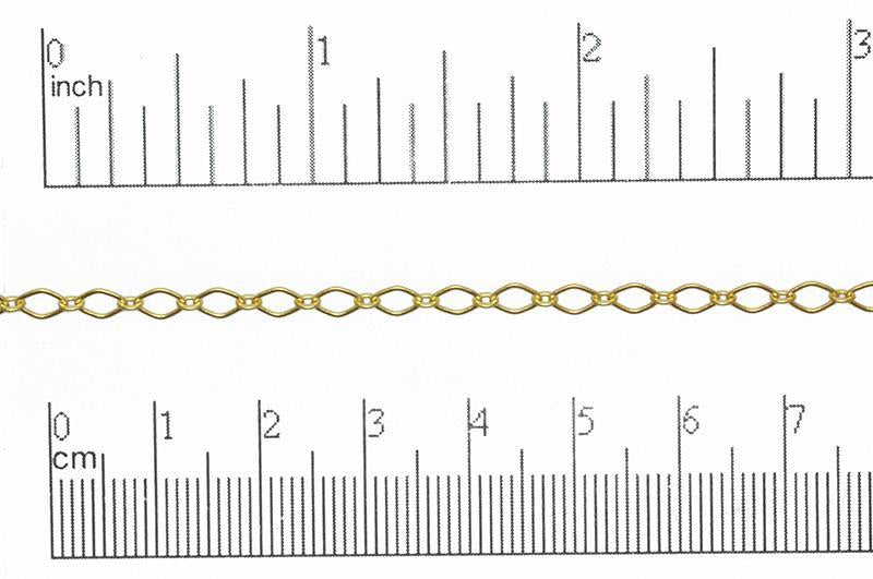 4mm x 3mm Oval Link Cable Chain Sold by The Foot - CH 829
