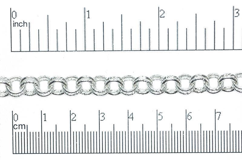 6.8mm Double-Link Cable Chain - Made of Brass - Sold by the Foot - Ch-838