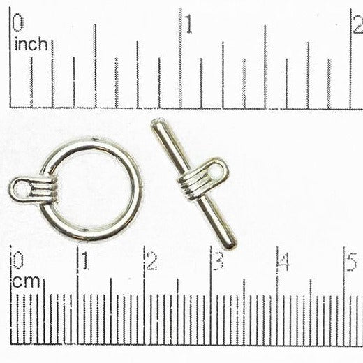 16mm Ring w/23mm Bar Toggle Clasp available in Multiple Finishes - CBS11/330