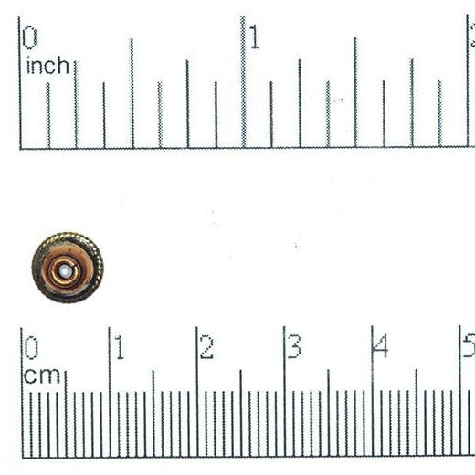7mm Nested Donut Bead Cap - Made of solid copper - Sold individually - CC1955