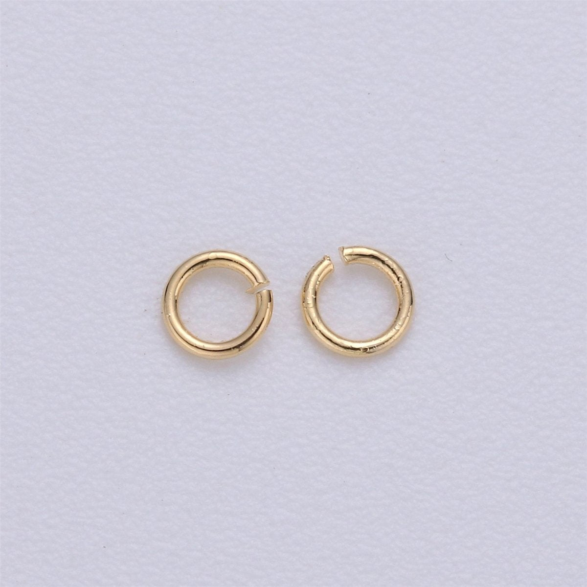 Dainty Gold Filled O Shaped Jump Rings 3mm Open Jump Ring 0.7mm for Supply