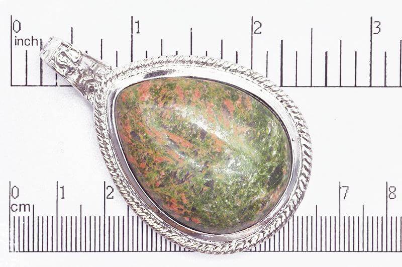 38mm x 63mm Assorted Magnesite Teardrop Pendant - With Bail - Semi Precious Stone - Sold by the Piece - SP705