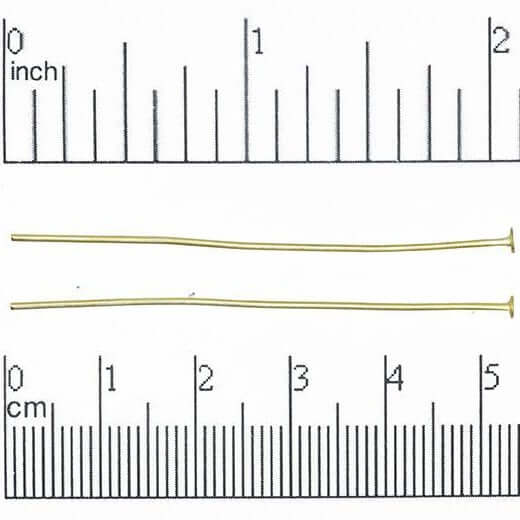 2 Inch Head Pin - 20 Gauge Wire available in Multiple Colors sold Individually - H/P2