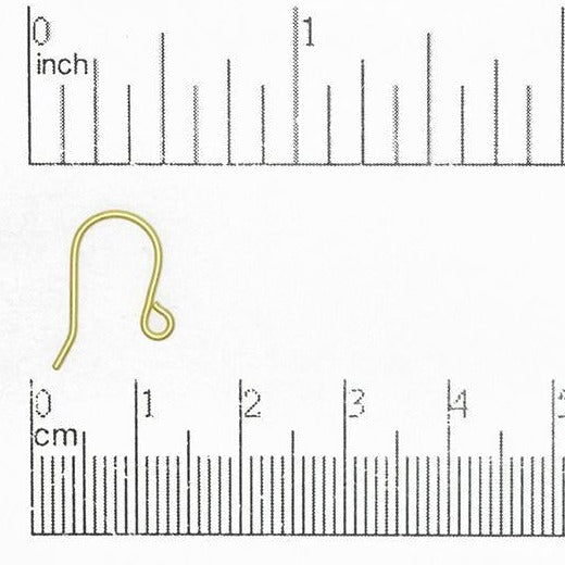 Shepherds Hook French Ear Wire. Sold by the Dozen - EW5002