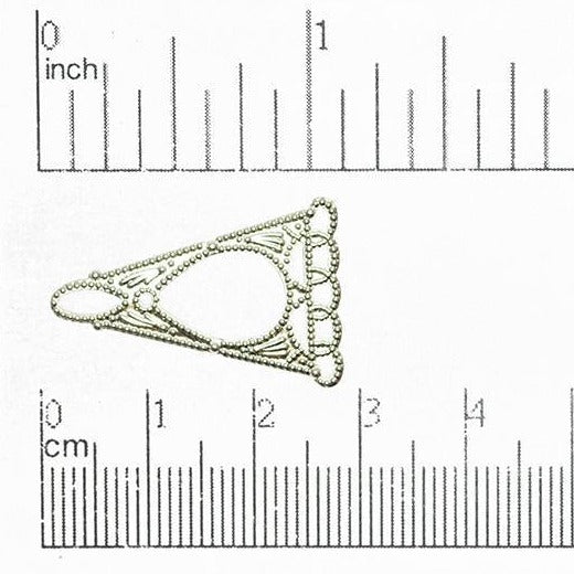 28mm x 18mm 5-to-1 Stamped Chandelier Ear Wire - Made of Brass - Sold Individually - EW110