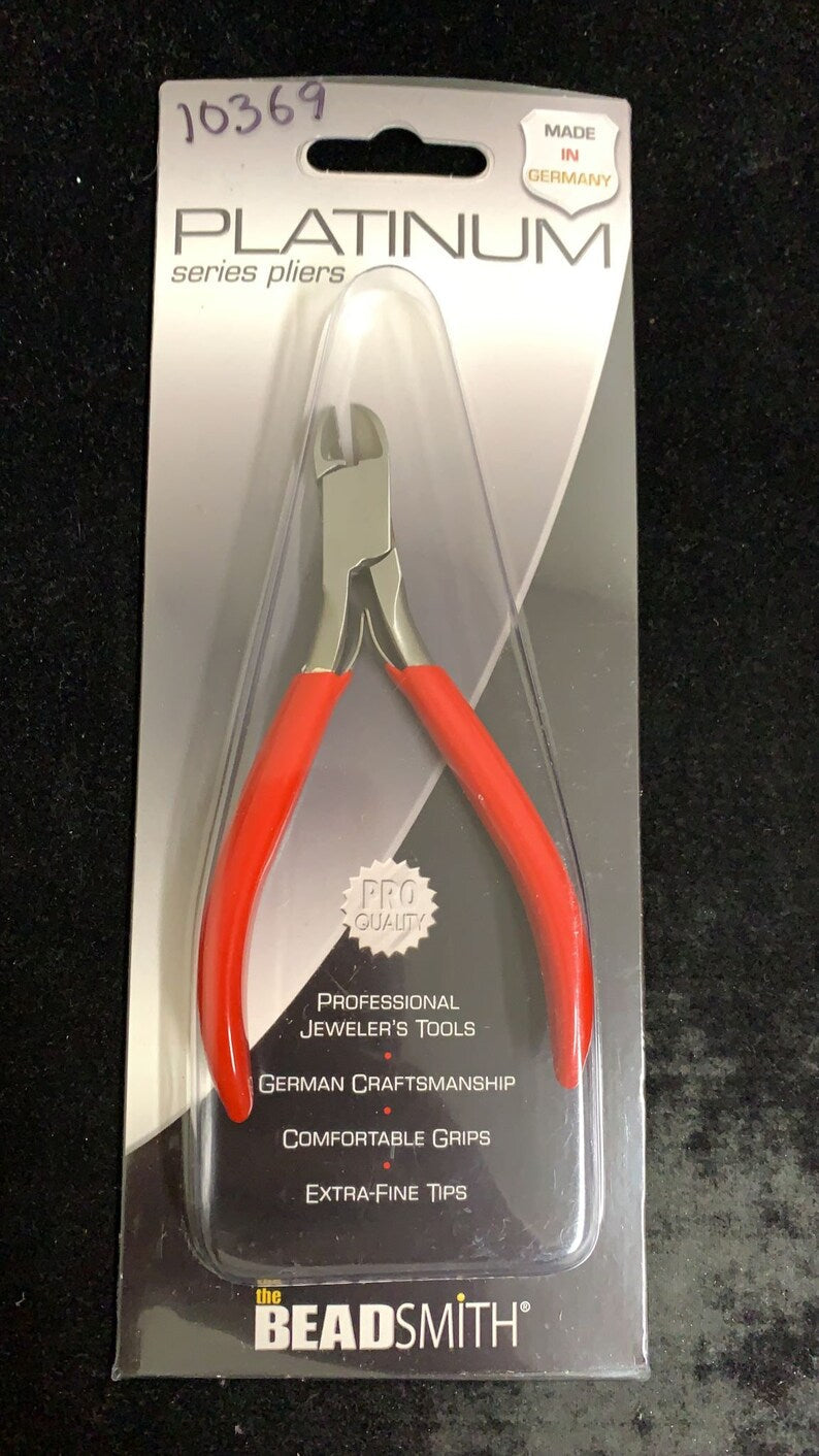 Red Handle Flush Cutter Platinum Series By The BeadSmith - 1 Pc
