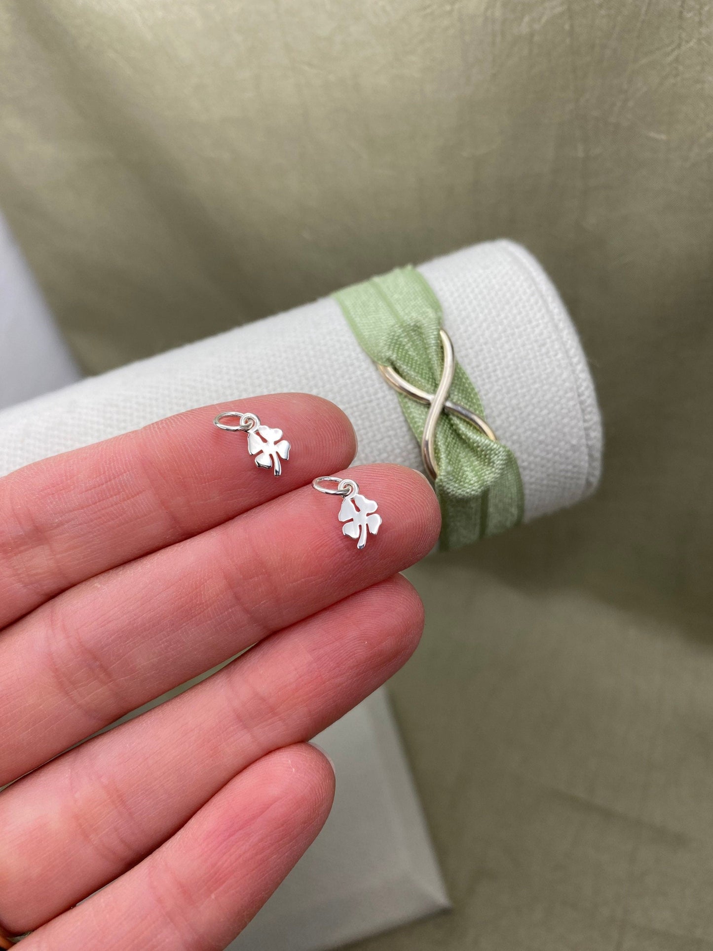 Shamrock Clover Charms - 2 Pack - F20