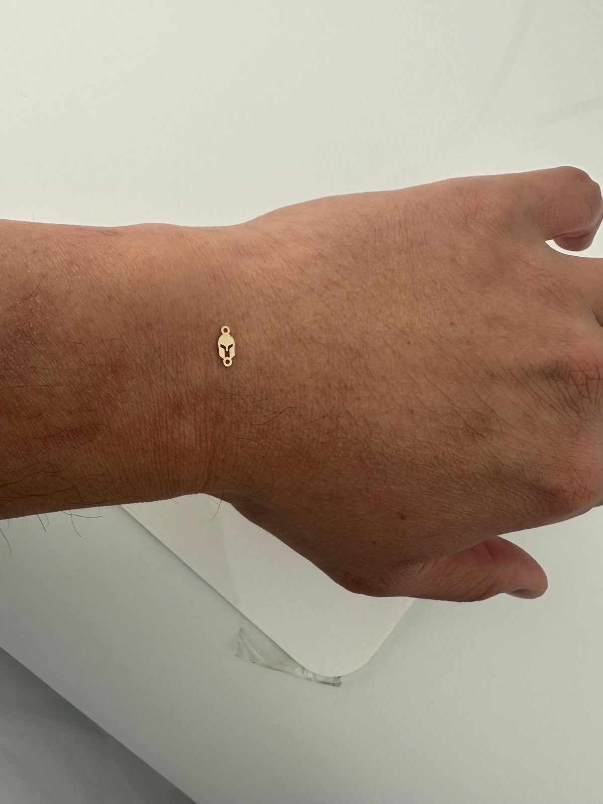 Spartan Helmet Permanent Jewelry Connector or Charm- Intricate Detail - 14kt gold filled or Sterling Silver - Made in the USA - Custom
