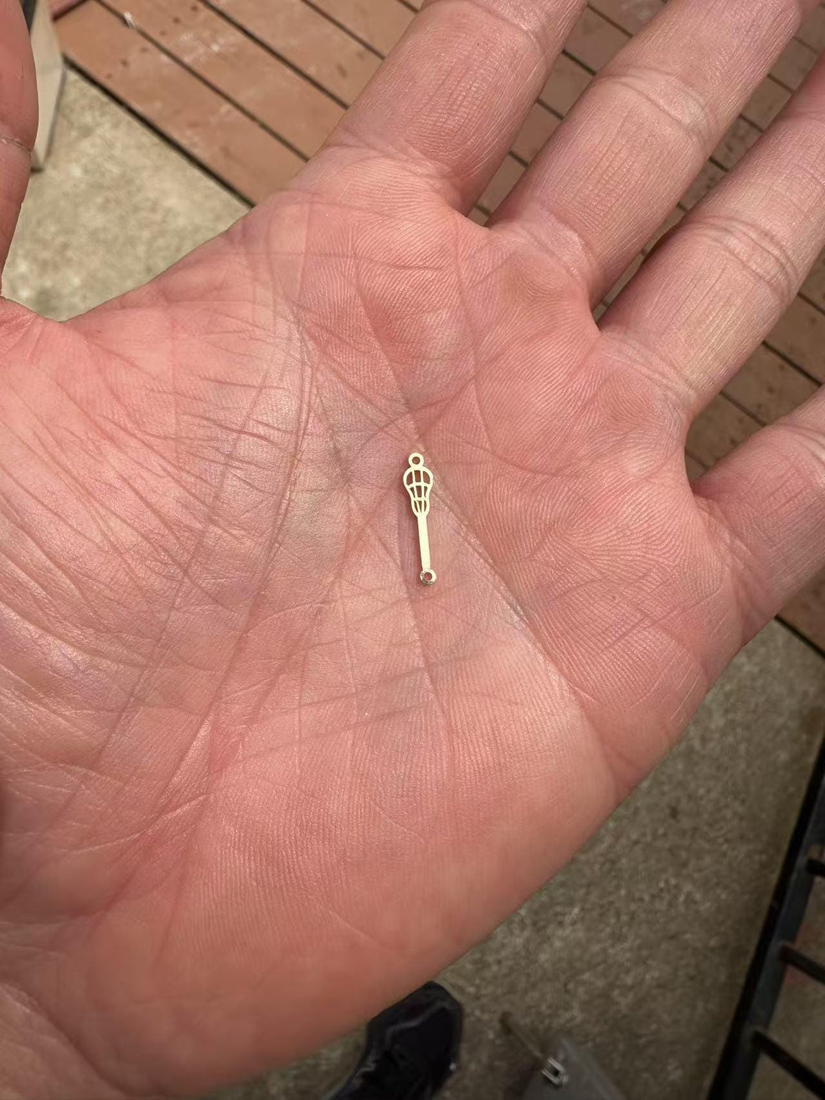 14K Gold Filled Lacrosse Stick Connector Permanent Jewelry Connectors 14K GF 1420 or 925 Sterling Silver 7mm tall ball connector