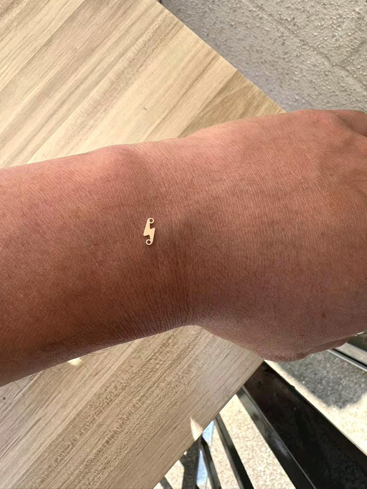 Lightning Mini Connector - Tiny 14Kt Gold Filled or Sterling Silver Connectors- for Bracelet or Necklace - Permanent Jewelry Supply
