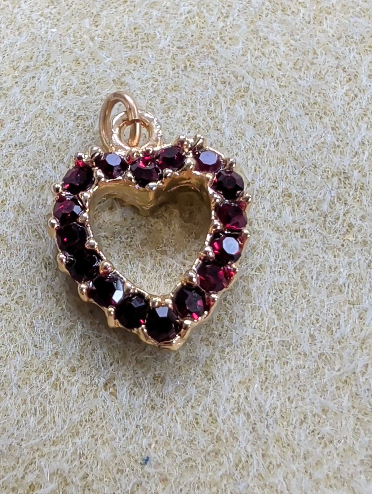 Double-Sided Open Heart Pendant