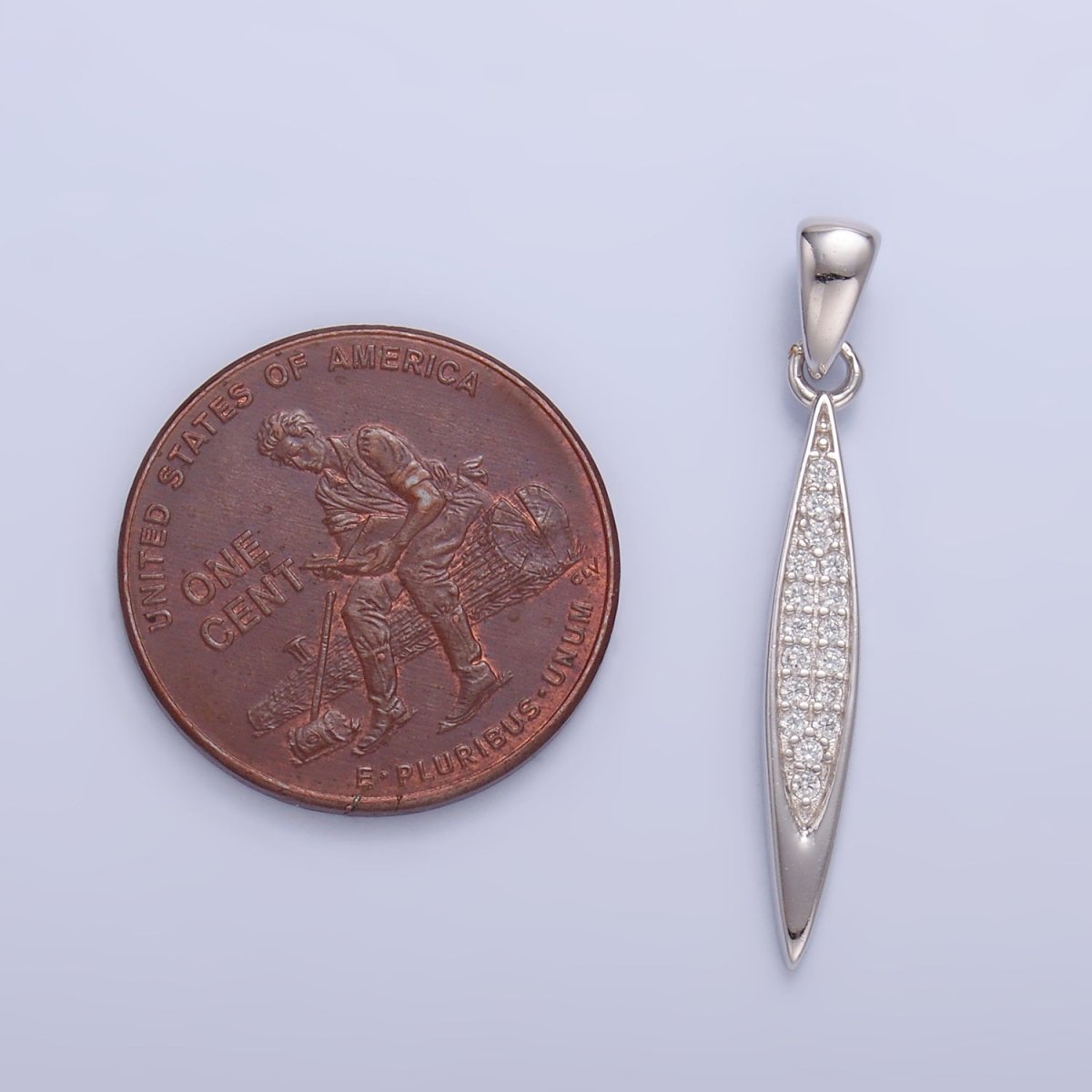 S925 Sterling Silver Micro Paved CZ Sphere Pendant | SL-602