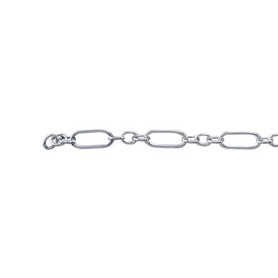 Sterling Silver Chain, 2.2mm Oval Long & Short