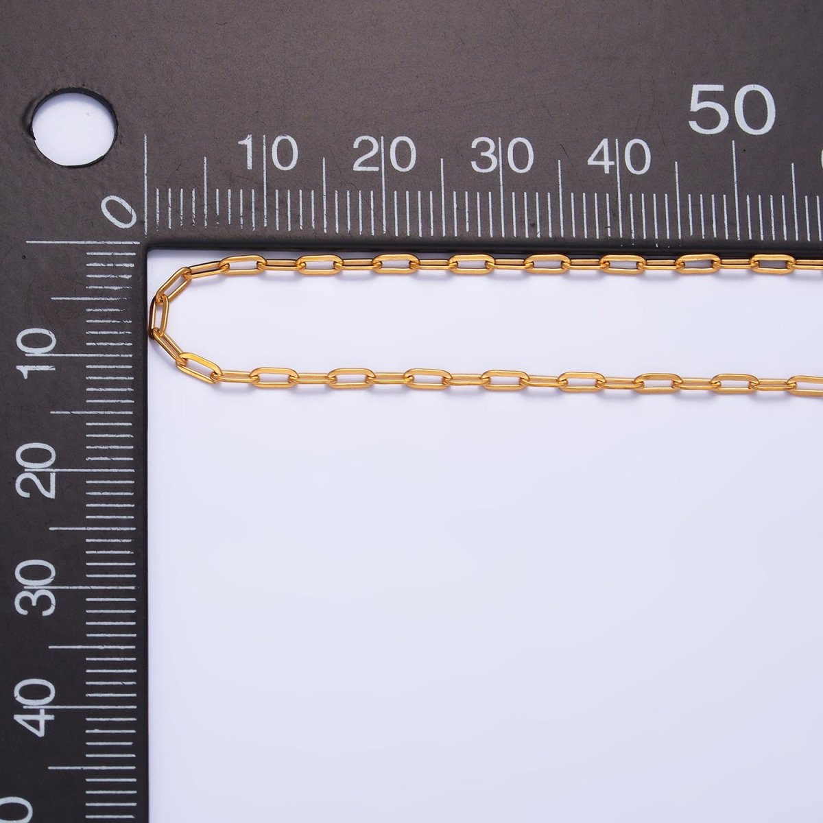 Stainless Steel 1.7mm Minimalist Paperclip Unfinished Chain by Yard | Roll-1549