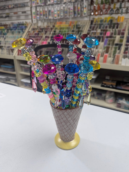 Make Beading Easy and Fun with Garden Stake Kits at Glass Garden Beads Collective