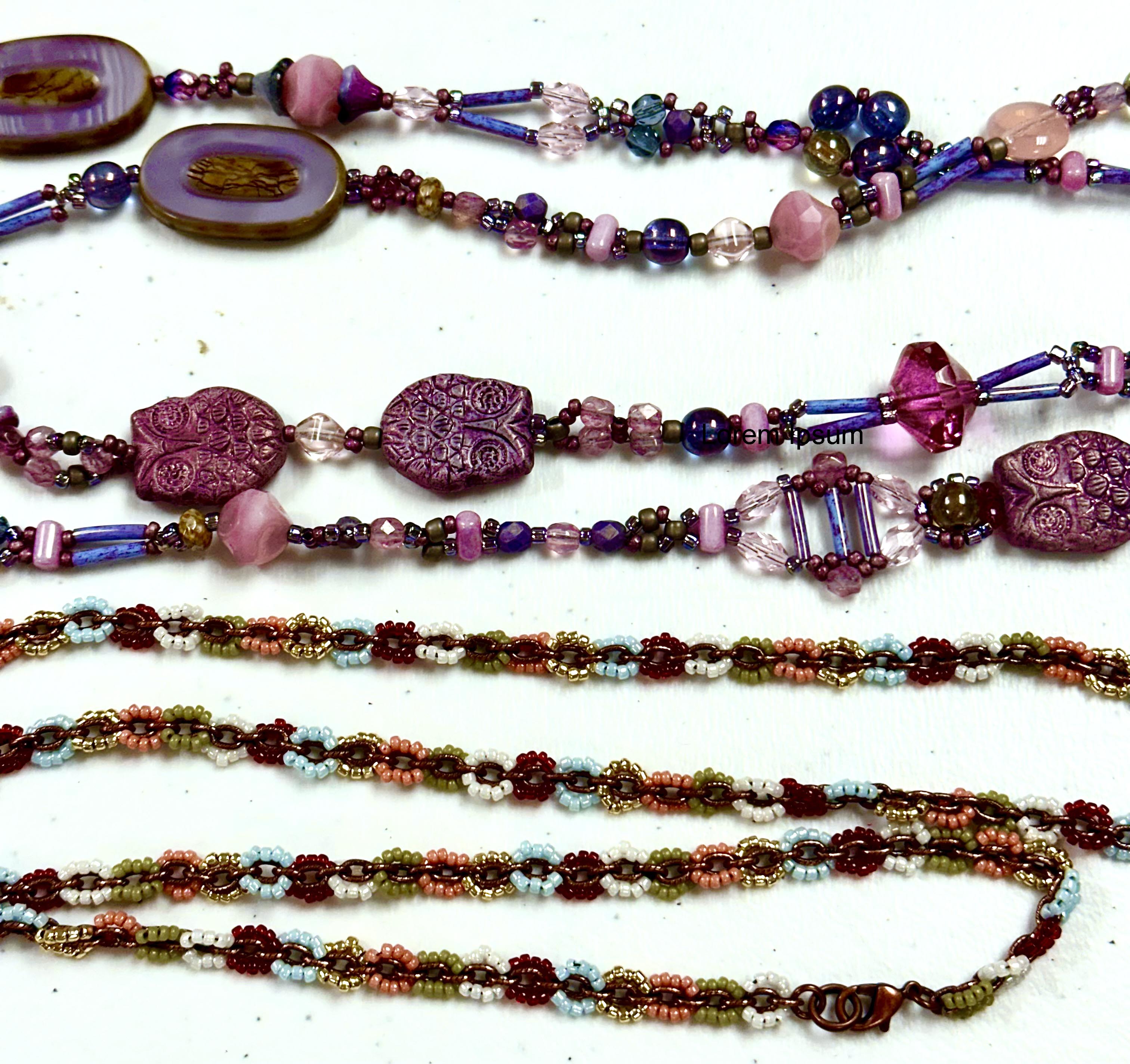 Strand and Stitch Techniques Glass Garden Beads