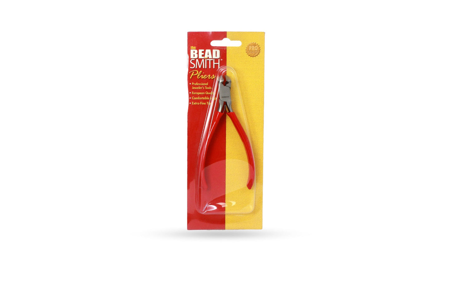 The BeadSmith Red Handle Oblique Angle End Cutter Platinum Series - 1pc