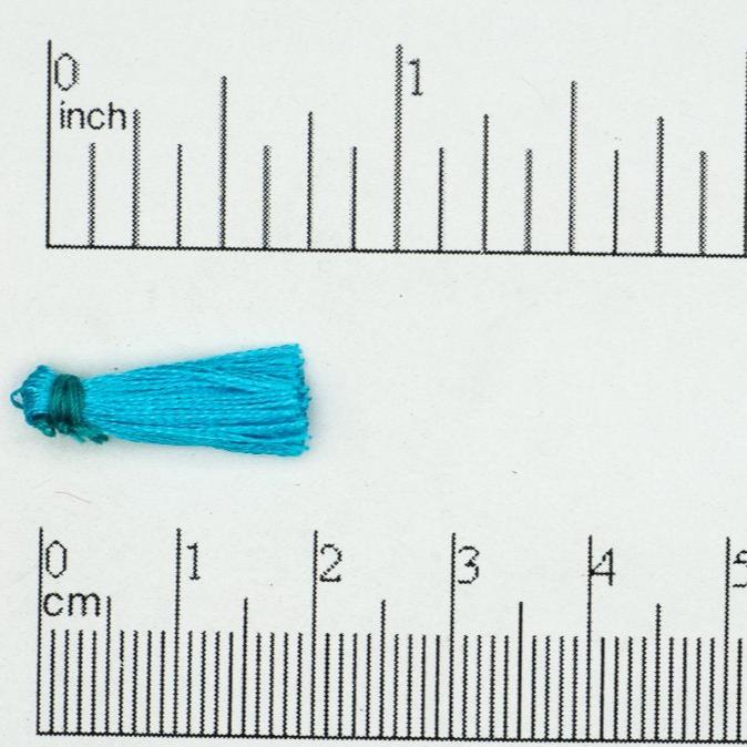 1/2"-3/4" Small Silk Tassel - Available in 17 Colors - Secure Knotted Top