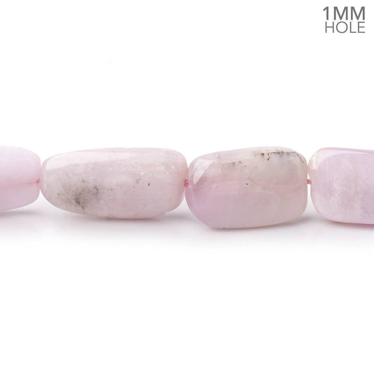 10x10-21x11mm Kunzite Straight Drilled Plain Nuggets 16 inch 26 Beads 1mm Hole