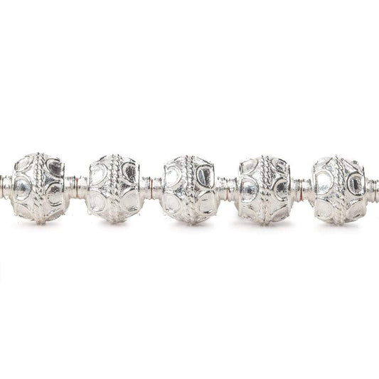 10x10mm Sterling Silver Plated Copper Beads Roval Simple Arch