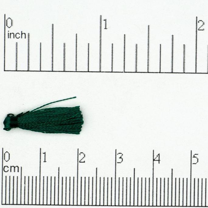 1/2"-3/4" Small Silk Tassel - Available in 17 Colors - Secure Knotted Top