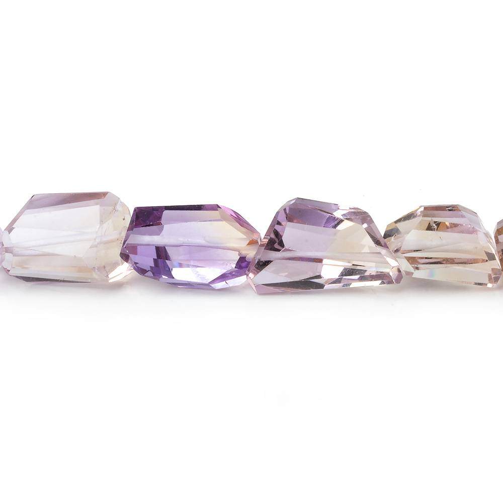 11x9-17x8mm Ametrine Faceted Nugget Beads 16 inches 30 pieces AAA