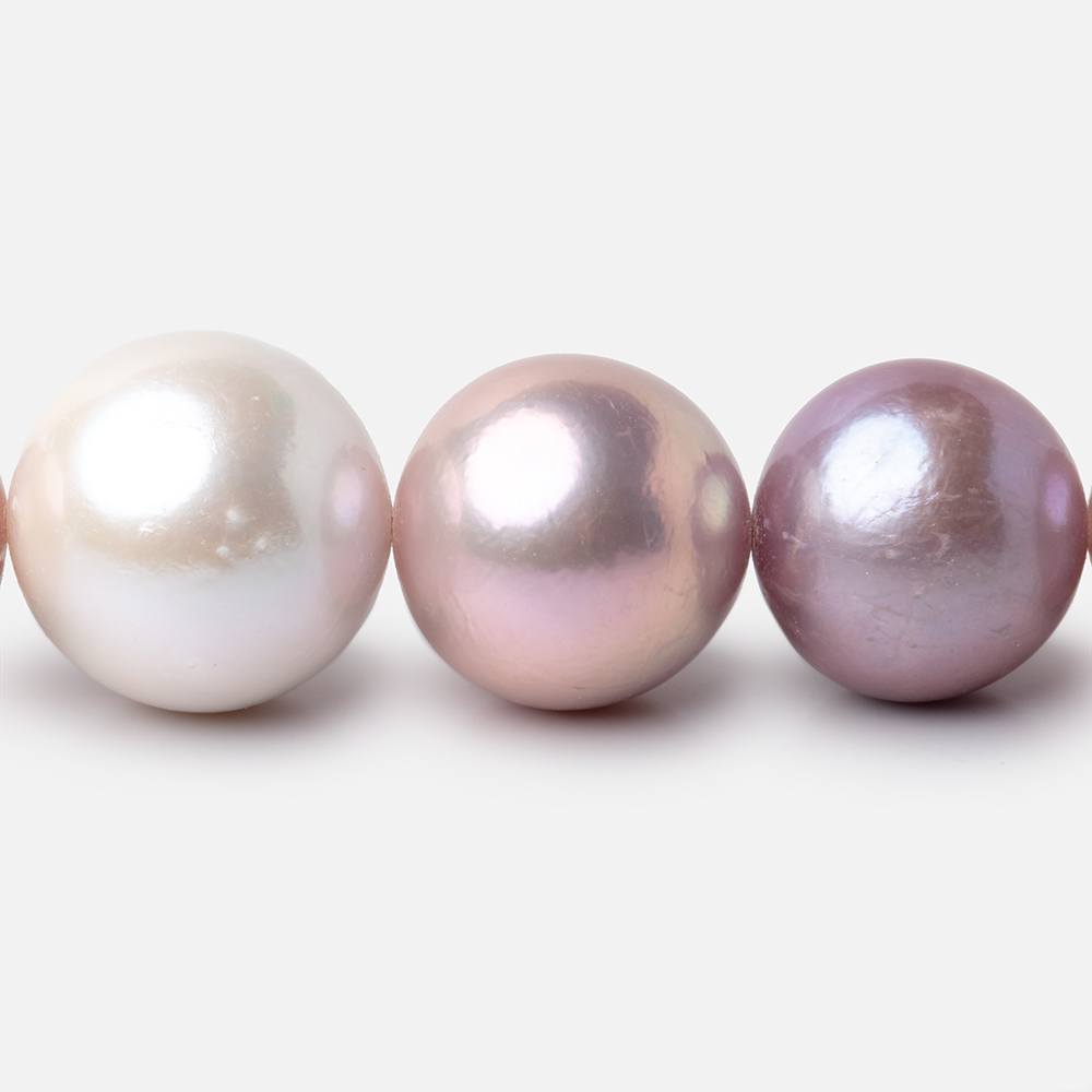 12-16mm Multi Color Baroque Freshwater Pearls 16 inch 30 pieces AA