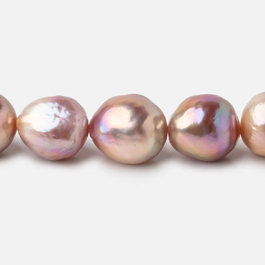 12-16mm Tri-Color Baroque Freshwater Pearls 16 inch 29 pieces AAA