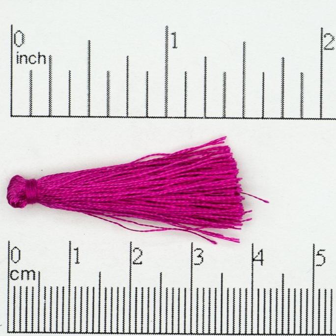 1.5"-1.75" Large Silk Tassel - Secure Knotted Top - Available in 17 Colors