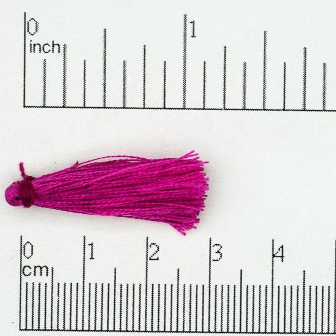 1"-1.25" Medium Silk Tassel - Secure Knotted Top - Available in 17 Colors - Sold by the Piece