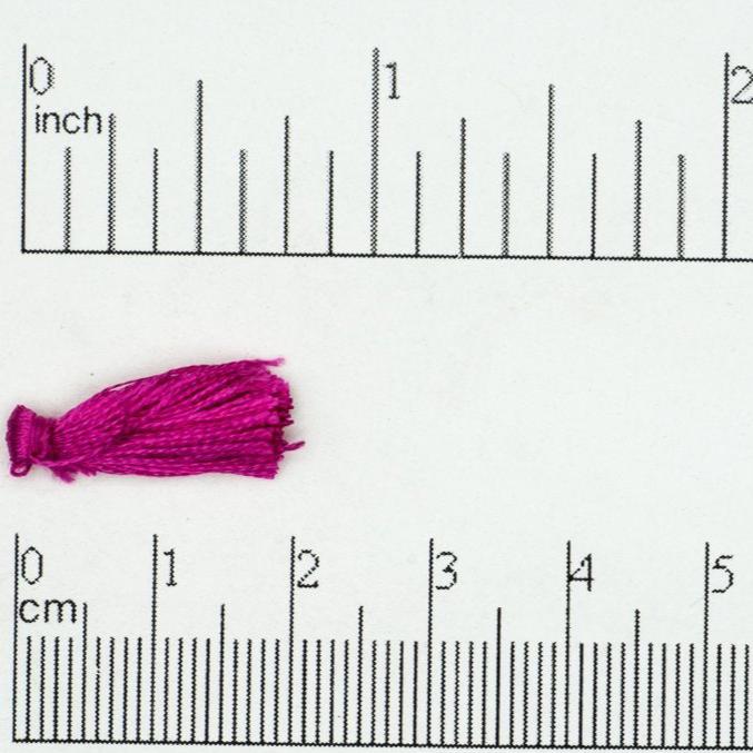 1/2"-3/4" Small Silk Tassel - Available in 17 Colors - Secure Knotted Top