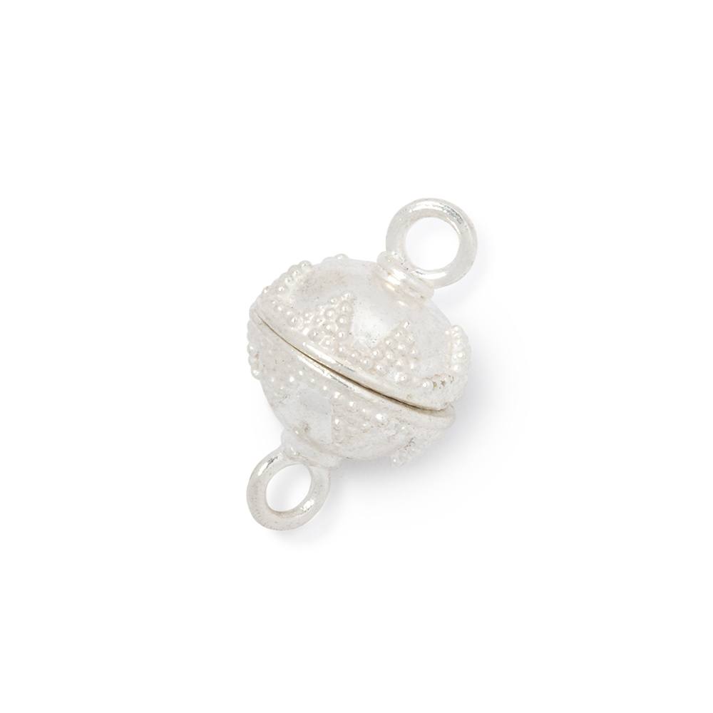 12mm Miligrain Triangle Magnetic Clasp 1 piece