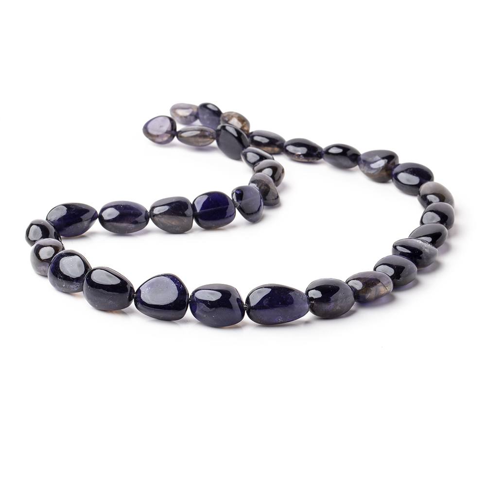 12x10-19x12mm Iolite Plain Nugget Beads 20 inch 32 pieces AAA