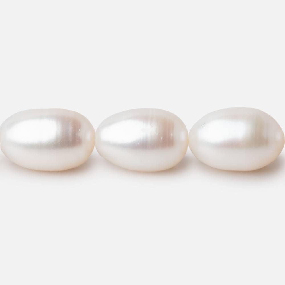 12x9-14x9mm Cream Baroque Freshwater Pearls 15.5 inch 30 pieces AA