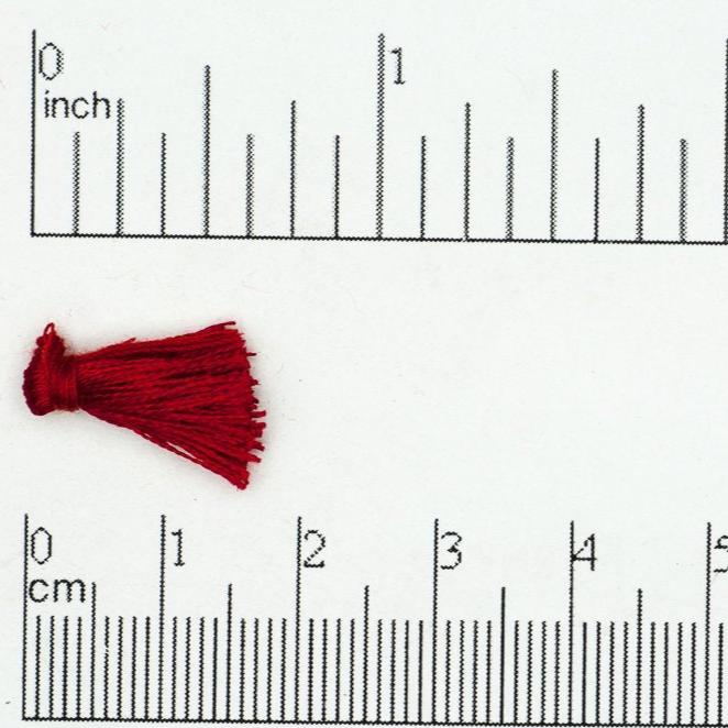 1/2"-3/4" Small Silk Tassel - Available in 17 Colors - Secure Knotted Top