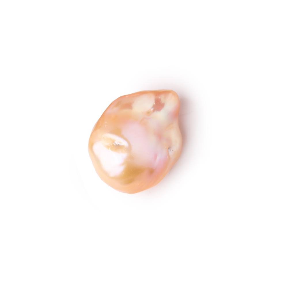 14-18mm Peach Ultra Baroque Focal Beads 1 piece AA
