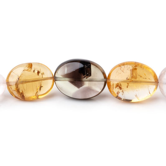 10x9-14x10mm Multi-Gemstone plain nugget beads 16 inch 32 pieces A