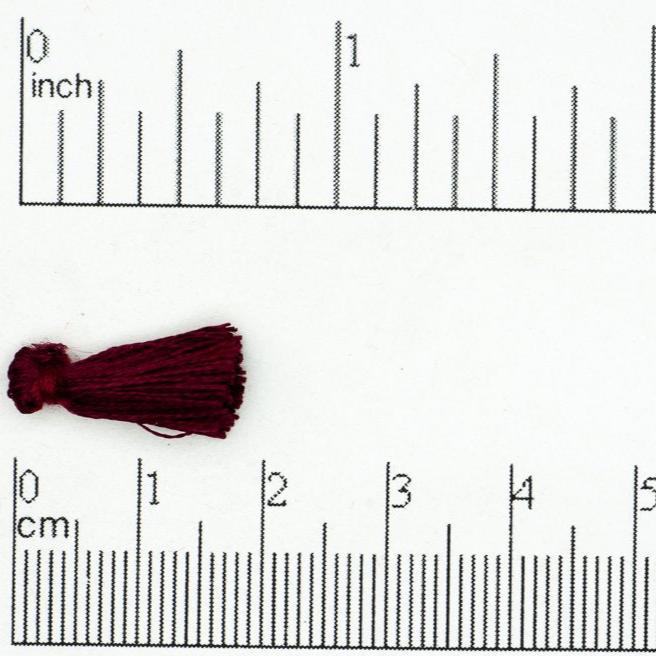 1/2"-3/4" Small Silk Tassel - Available in 17 Colors - Secure Knotted Top