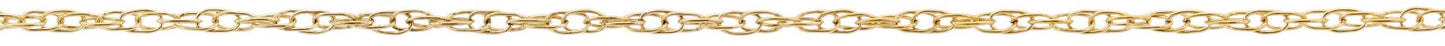 14Kt Gold Filled 0.8mm Rope Chain  - 20ft