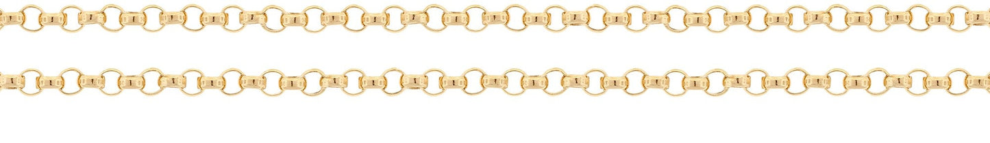 14Kt Gold Filled 1.2mm Heavy Rolo Chain - 20 Feet