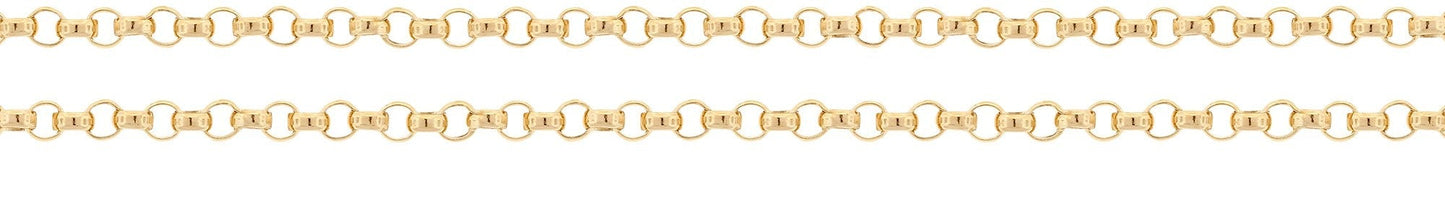 14Kt Gold Filled 1.2mm Heavy Rolo Chain - 100ft