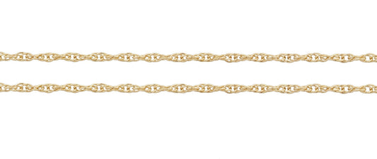14kt Gold Filled 1.2mm Rope Chain - 100ft