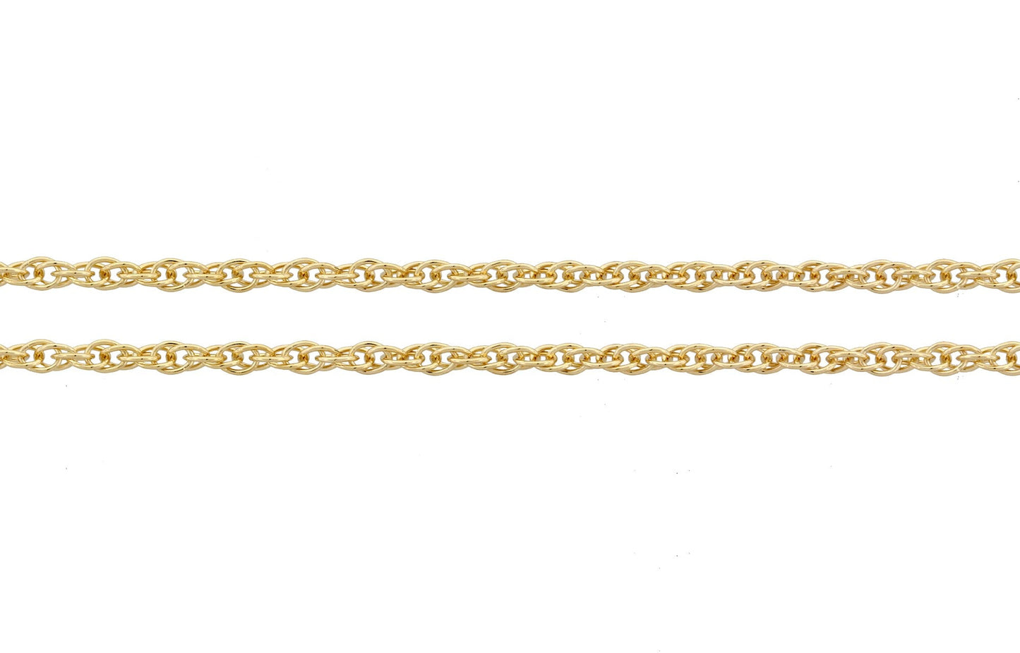 14Kt Gold Filled 1.3mm Rope Chain - 5 Feet Spool