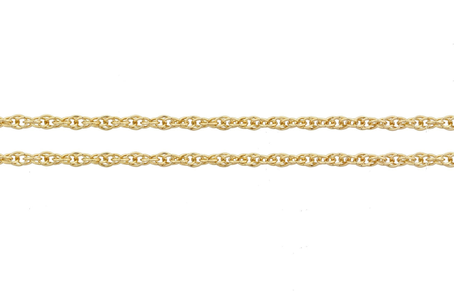 14Kt Gold Filled 1.3mm Rope Chain - 20 Feet Spool