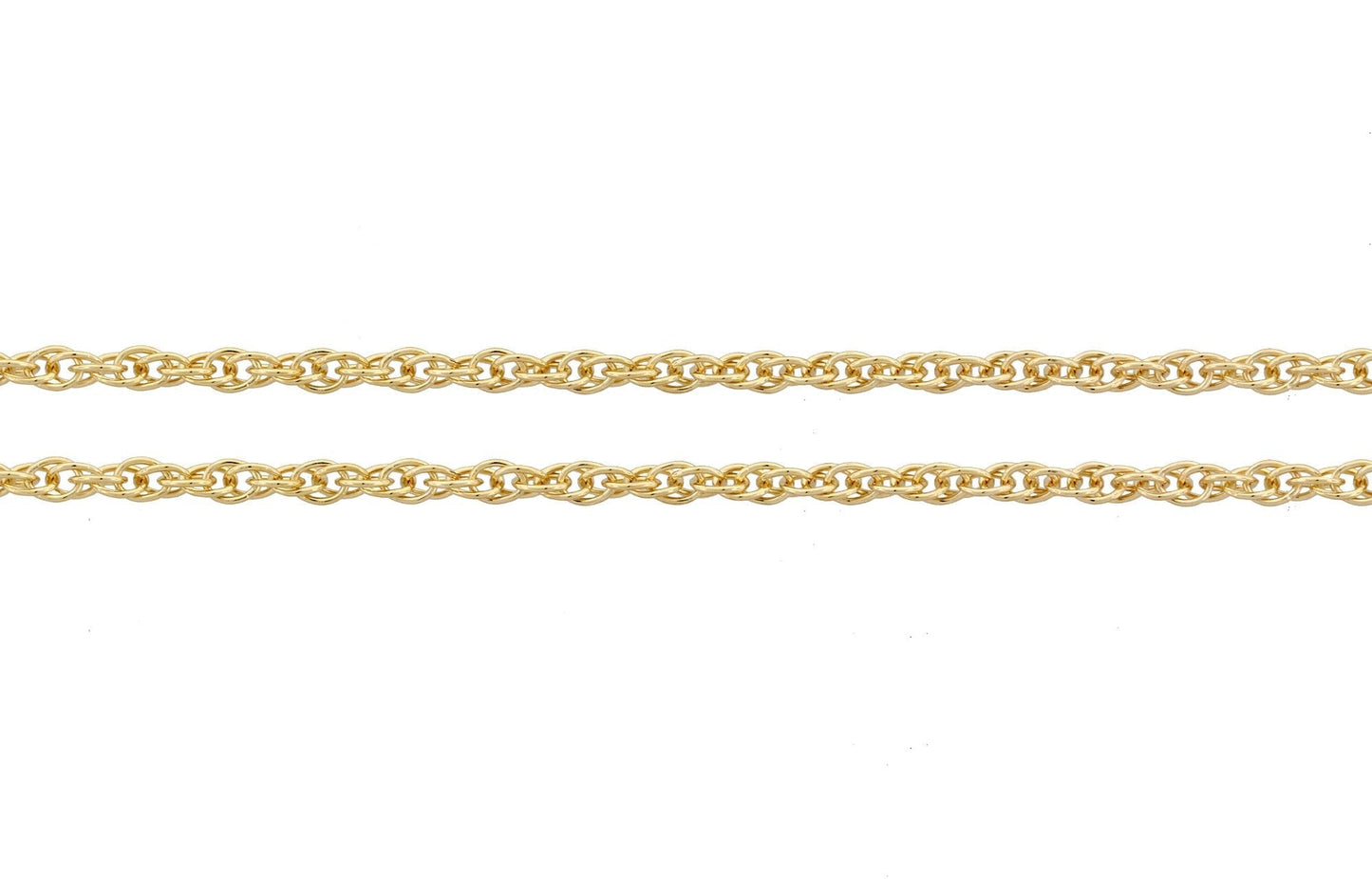 14Kt Gold Filled 1.3mm Rope Chain - 100 Feet Spool